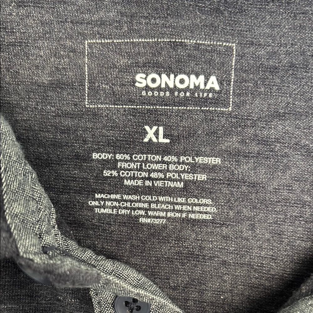 Sonoma Men's Navy Polo Shirt - Picture 2 of 6